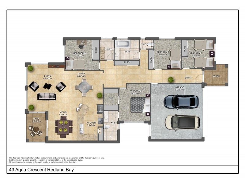 43 Aqua Crescent, Redland Bay QLD 4165 Floorplan