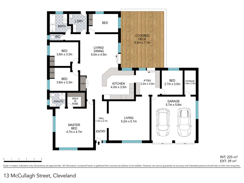 13 McCullagh Street, Cleveland QLD 4163 Floorplan