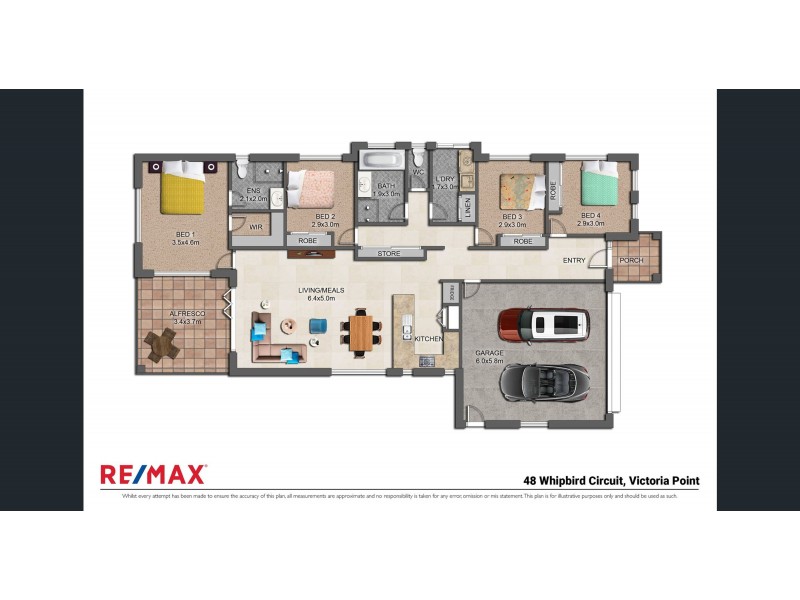 48 Whipbird Circuit, Victoria Point QLD 4165 Floorplan