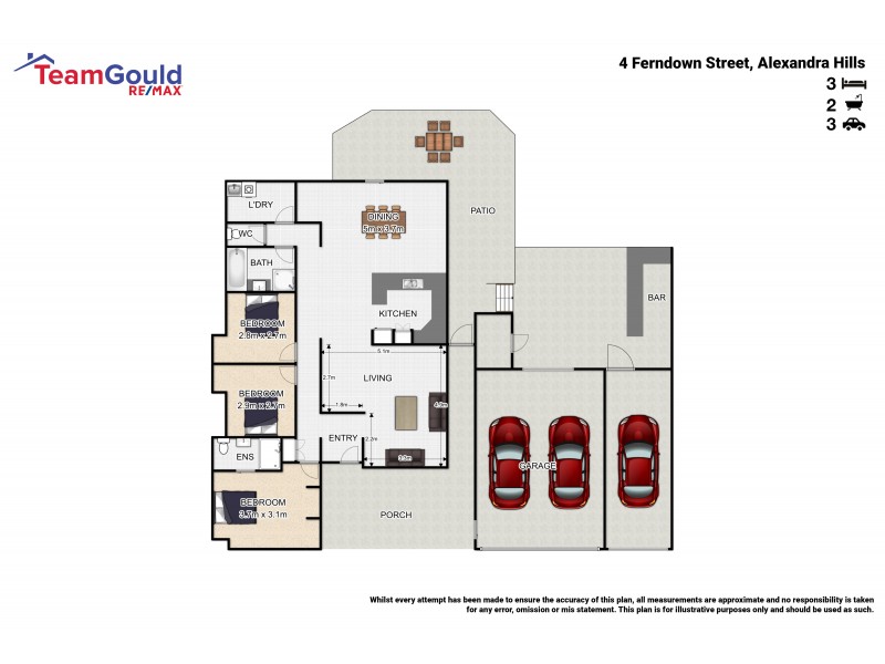 4 Ferndown Street, Alexandra Hills QLD 4161 Floorplan