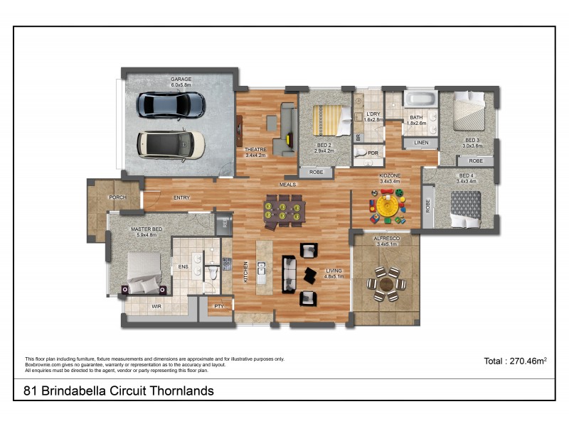 81 Brindabella Circuit, Thornlands QLD 4164 Floorplan