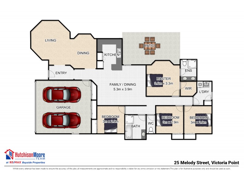 25 Melody Street, Victoria Point QLD 4165 Floorplan