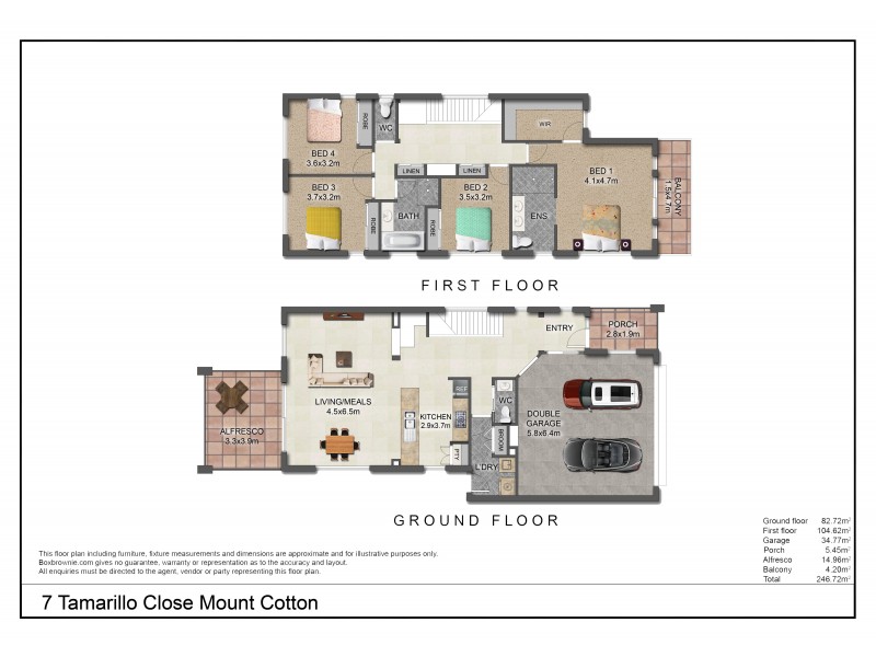 7 Tamarillo Close, Mount Cotton QLD 4165 Floorplan