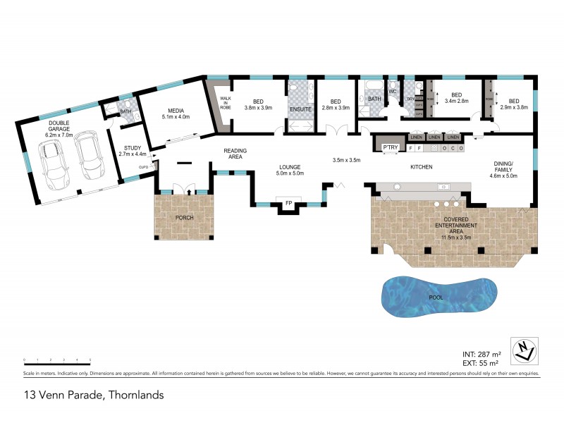 13 Venn Parade, Thornlands QLD 4164 Floorplan