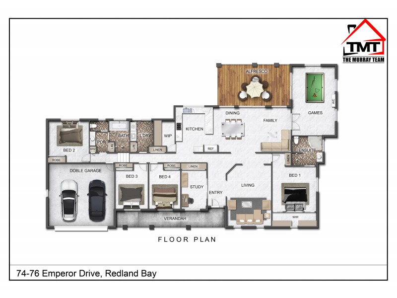 74-76 Emperor Drive, Redland Bay QLD 4165 Floorplan