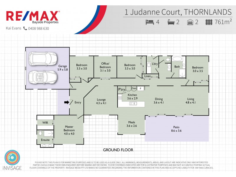 1 Judanne Court, Thornlands QLD 4164 Floorplan