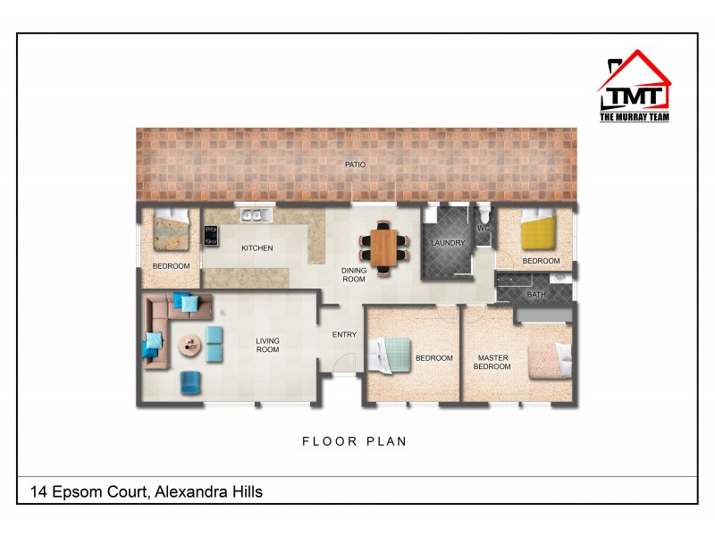 14 Epsom Ct, Alexandra Hills QLD 4161 Floorplan
