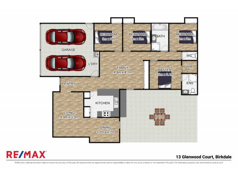 13 Glenwood Court, Birkdale QLD 4159 Floorplan