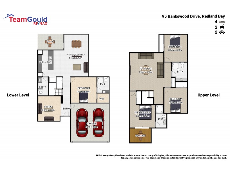 95 Bankswood Drive, Redland Bay QLD 4165 Floorplan