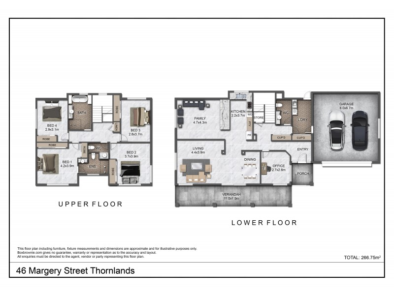 46 Margery Street, Thornlands QLD 4164 Floorplan