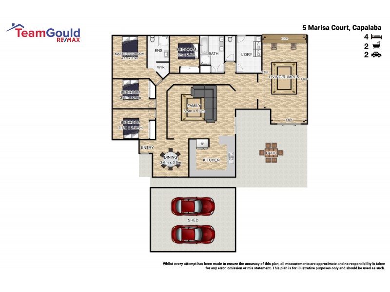5 Marisa Court, Capalaba QLD 4157 Floorplan
