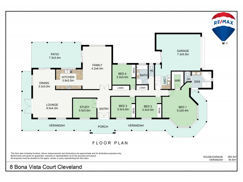 8 Bona Vista Court, Cleveland QLD 4163 Floorplan
