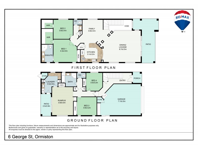 6 George Street, Ormiston QLD 4160 Floorplan