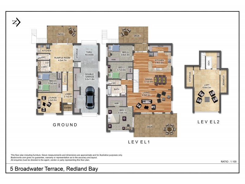 5 Broadwater Terrace, Redland Bay QLD 4165 Floorplan