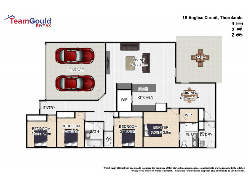 18 Angliss Circuit, Thornlands QLD 4164 Floorplan