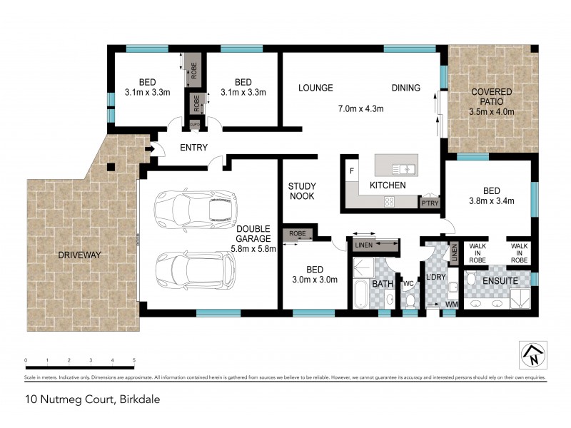 10 Nutmeg Court, Birkdale QLD 4159 Floorplan