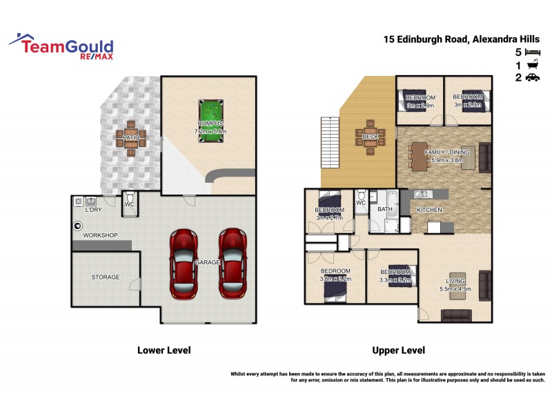 15 Edinburgh Rd, Alexandra Hills QLD 4161 Floorplan