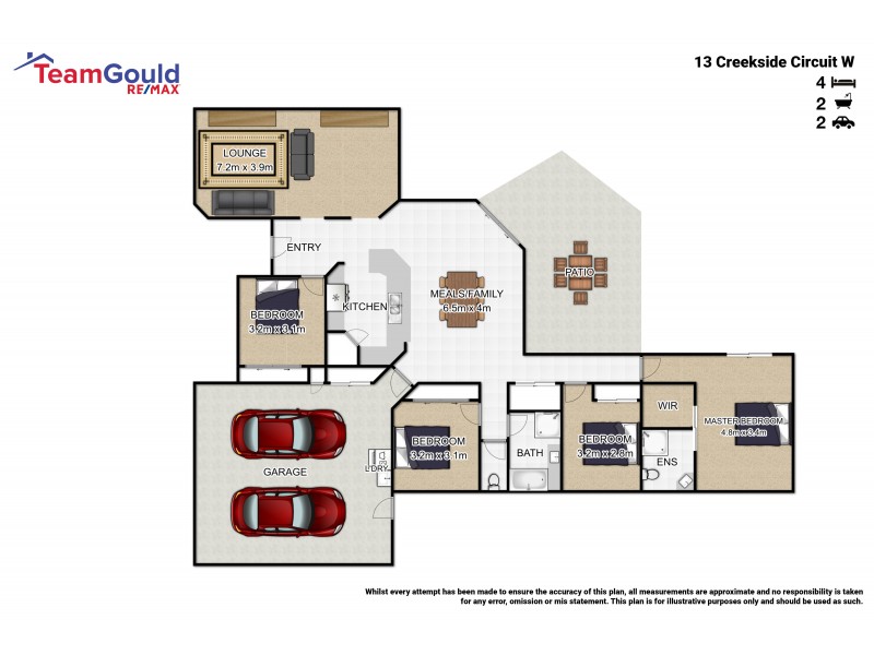 13 Creekside Circuit West, Victoria Point QLD 4165 Floorplan