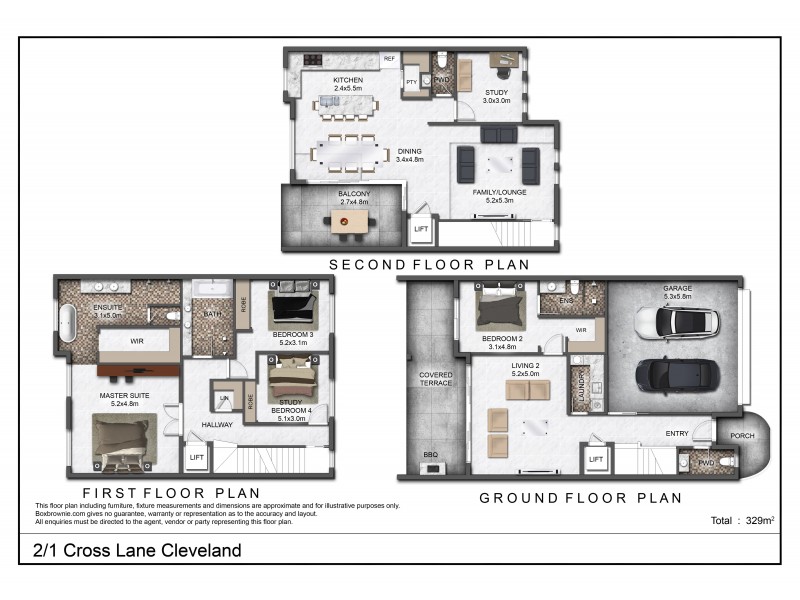 2/1 Cross Lane, Cleveland QLD 4163 Floorplan