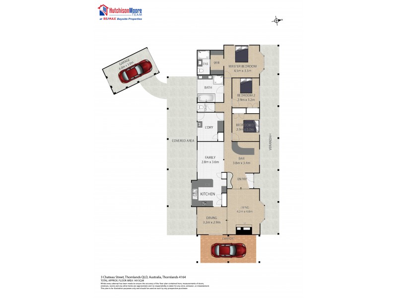 3 Chateau Street, Thornlands QLD 4164 Floorplan