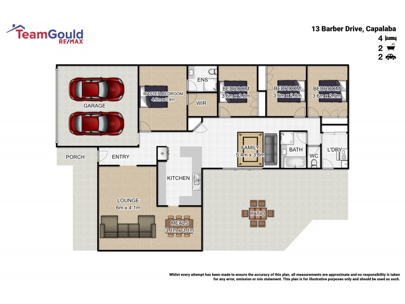 13 Barber Drive, Capalaba QLD 4157 Floorplan