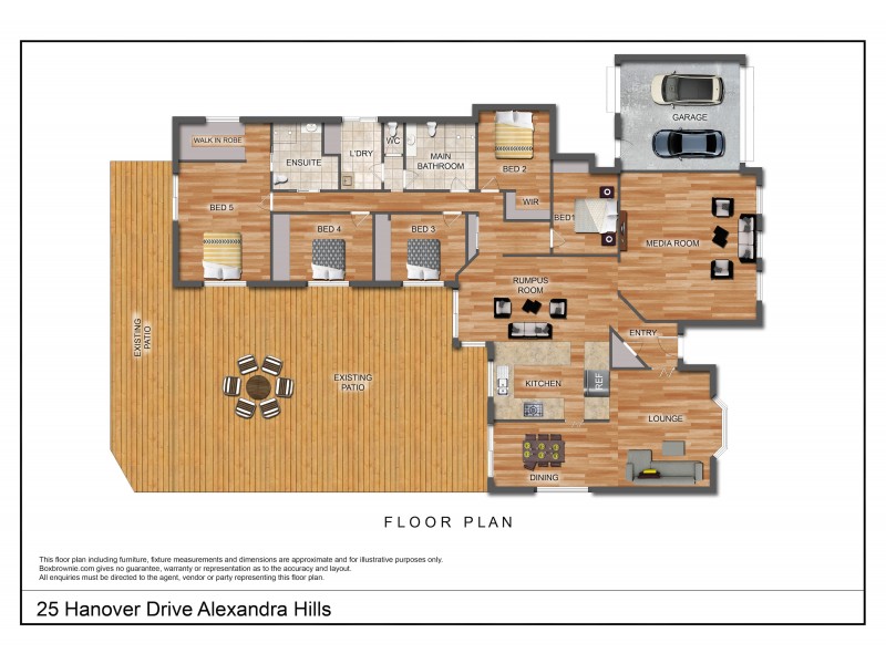 25 Hanover Drive, Alexandra Hills QLD 4161 Floorplan