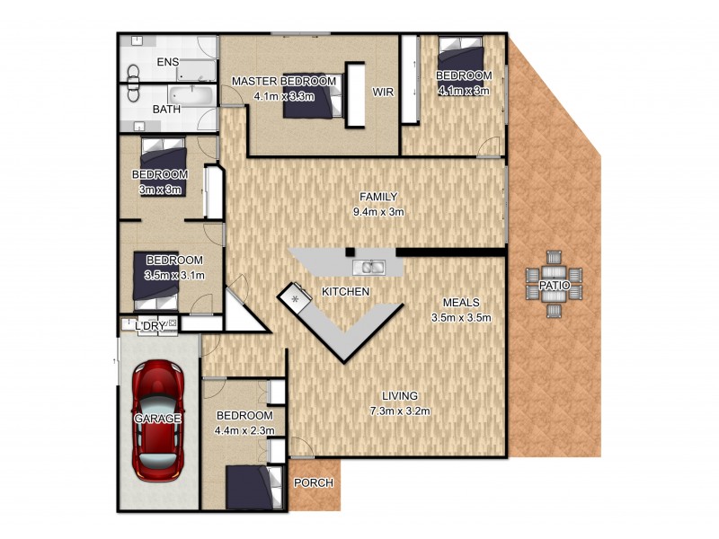 5 Viking Court, Cleveland QLD 4163 Floorplan