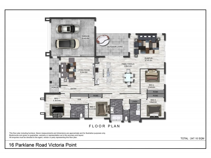 16 Parklane Road, Victoria Point QLD 4165 Floorplan