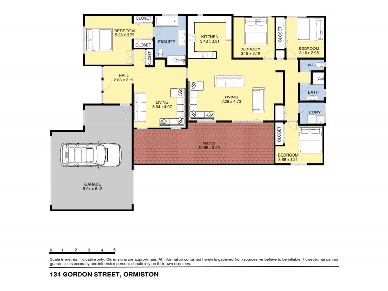 134 Gordon Street, Ormiston QLD 4160 Floorplan