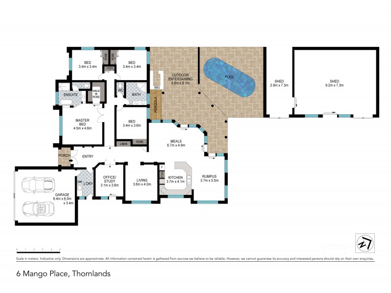 6 Mango Place, Thornlands QLD 4164 Floorplan