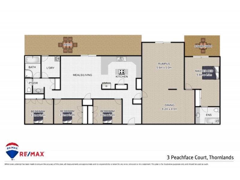 3 Peachface Court, Thornlands QLD 4164 Floorplan