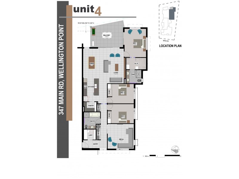 4/347 Main Road, Wellington Point QLD 4160 Floorplan