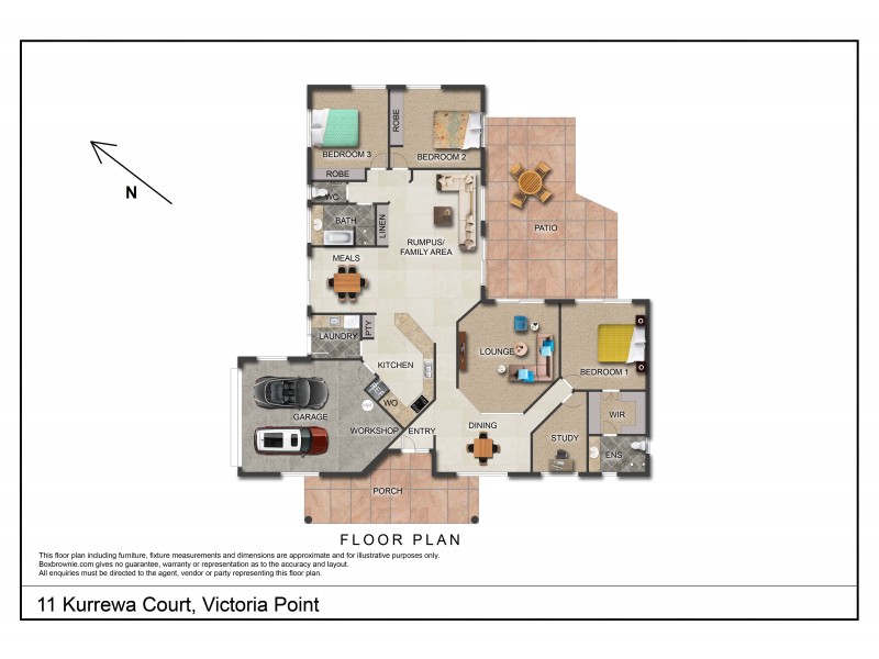 11 Kurrewa Court, Victoria Point QLD 4165 Floorplan