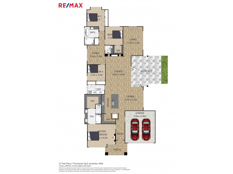 12 Tide Place, Thornlands QLD 4164 Floorplan