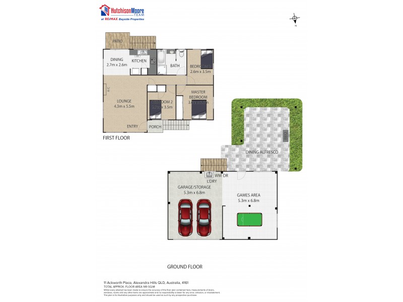 11 Ackworth Place, Alexandra Hills QLD 4161 Floorplan