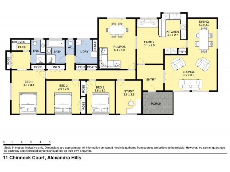 11 Chinnock Court, Alexandra Hills QLD 4161 Floorplan