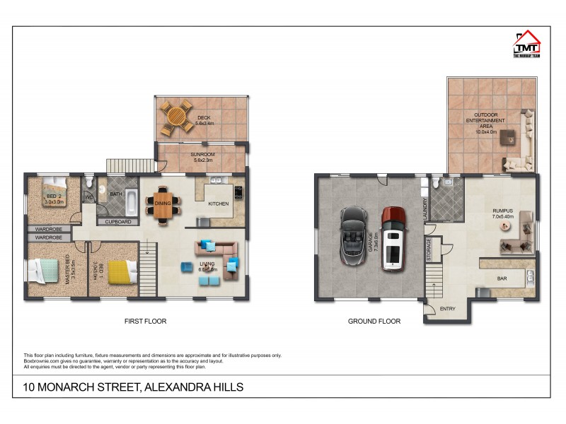 10 Monarch Street, Alexandra Hills QLD 4161 Floorplan