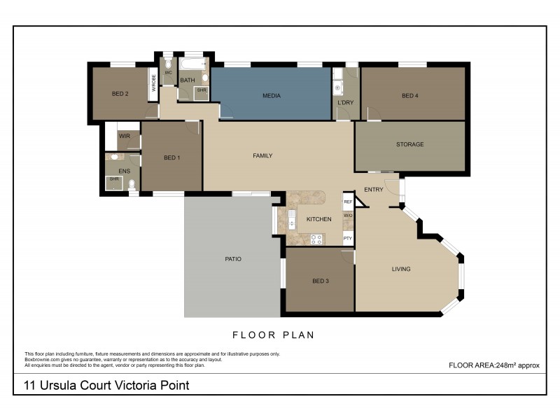 11 Ursula Court, Victoria Point QLD 4165 Floorplan