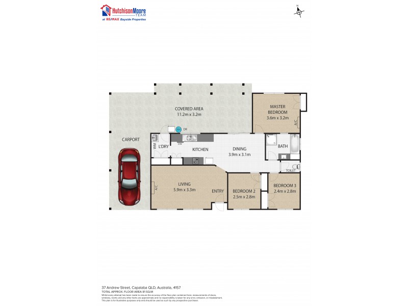 37 Andrew Street, Capalaba QLD 4157 Floorplan
