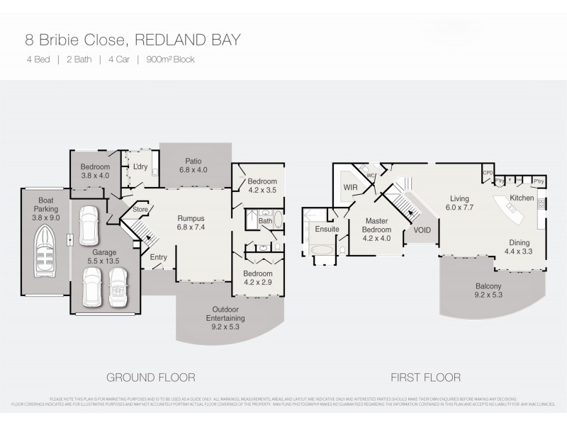 8 Bribie Close, Redland Bay QLD 4165 Floorplan
