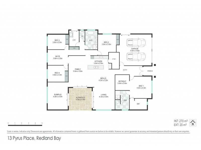 13 Pyrus Place, Redland Bay QLD 4165 Floorplan