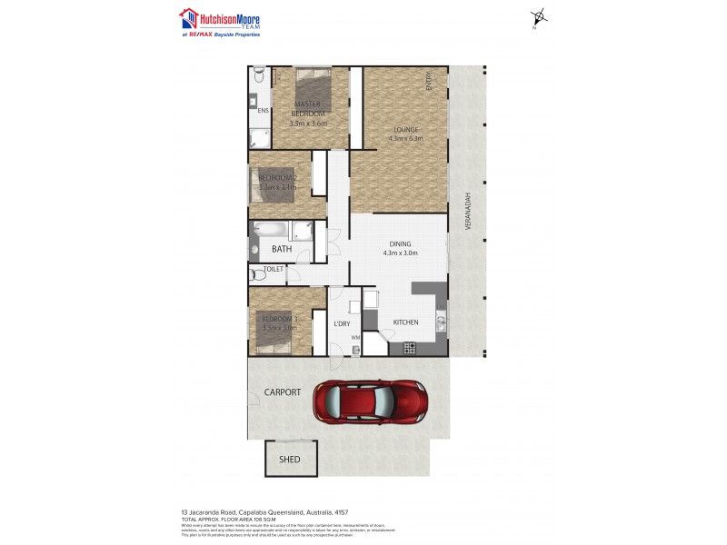 13 Jacaranda Road, Capalaba QLD 4157 Floorplan