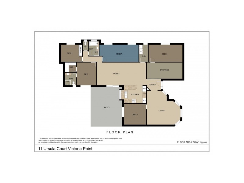 11 Ursula Court, Victoria Point QLD 4165 Floorplan