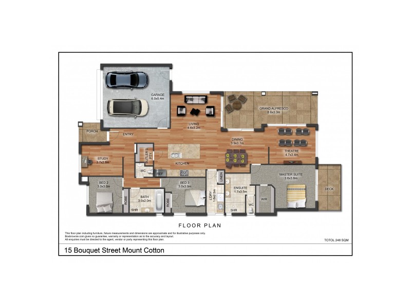 15 Bouquet Street, Mount Cotton QLD 4165 Floorplan