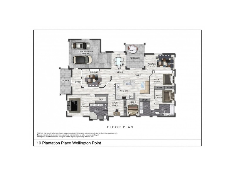 19 Plantation Place, Wellington Point QLD 4160 Floorplan