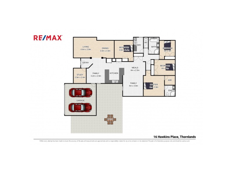 16 Hawkins Place, Thornlands QLD 4164 Floorplan