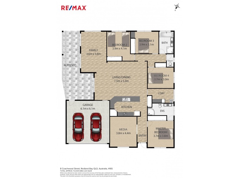 8 Coachwood Street, Redland Bay QLD 4165 Floorplan