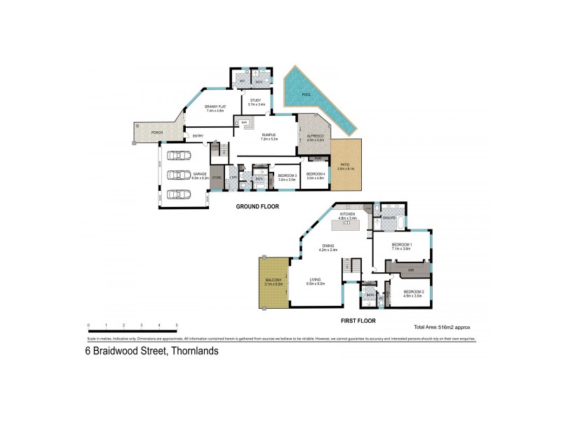 6 Braidwood Street, Thornlands QLD 4164 Floorplan