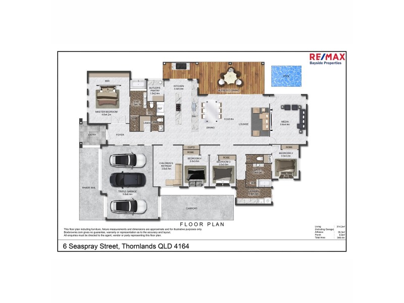 6 Seaspray Street, Thornlands QLD 4164 Floorplan