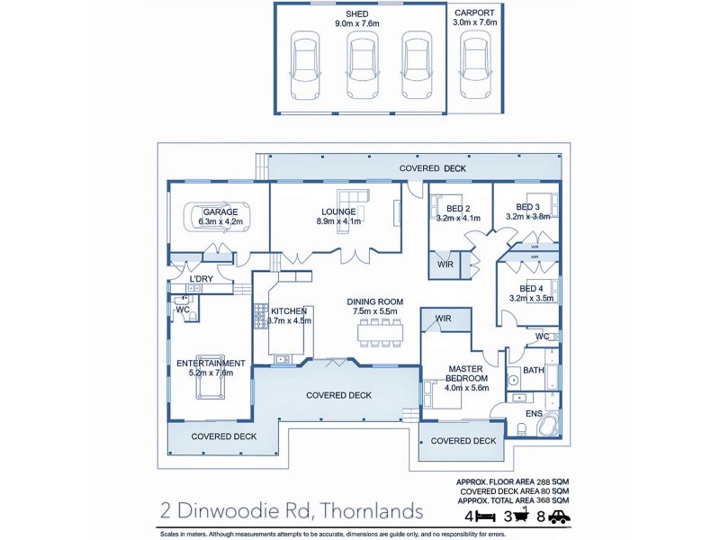 2 Dinwoodie Road, Thornlands QLD 4164 Floorplan